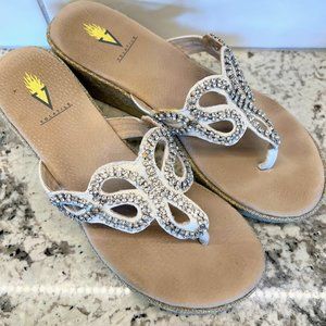 Volatile Rhinestone Sandals
